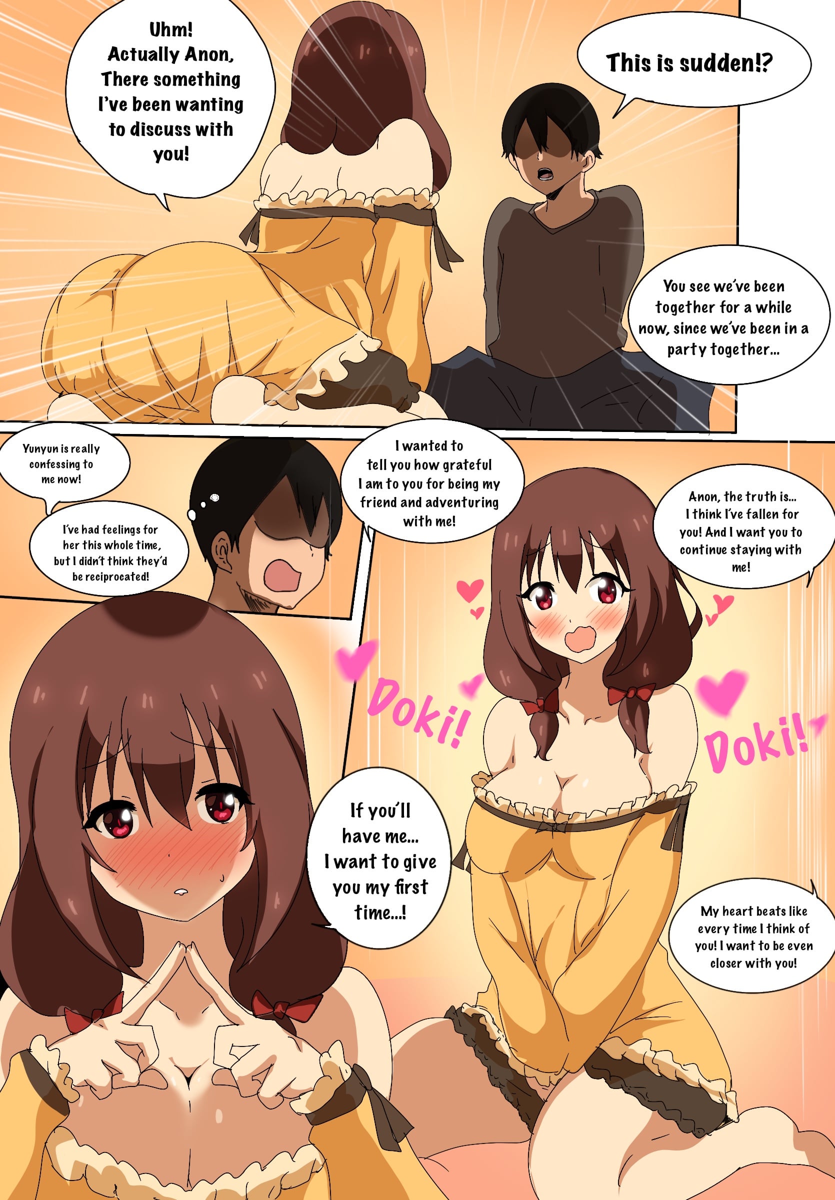 Yunyun lovey-dovey time [Konosuba] (Tatigami-kun)
