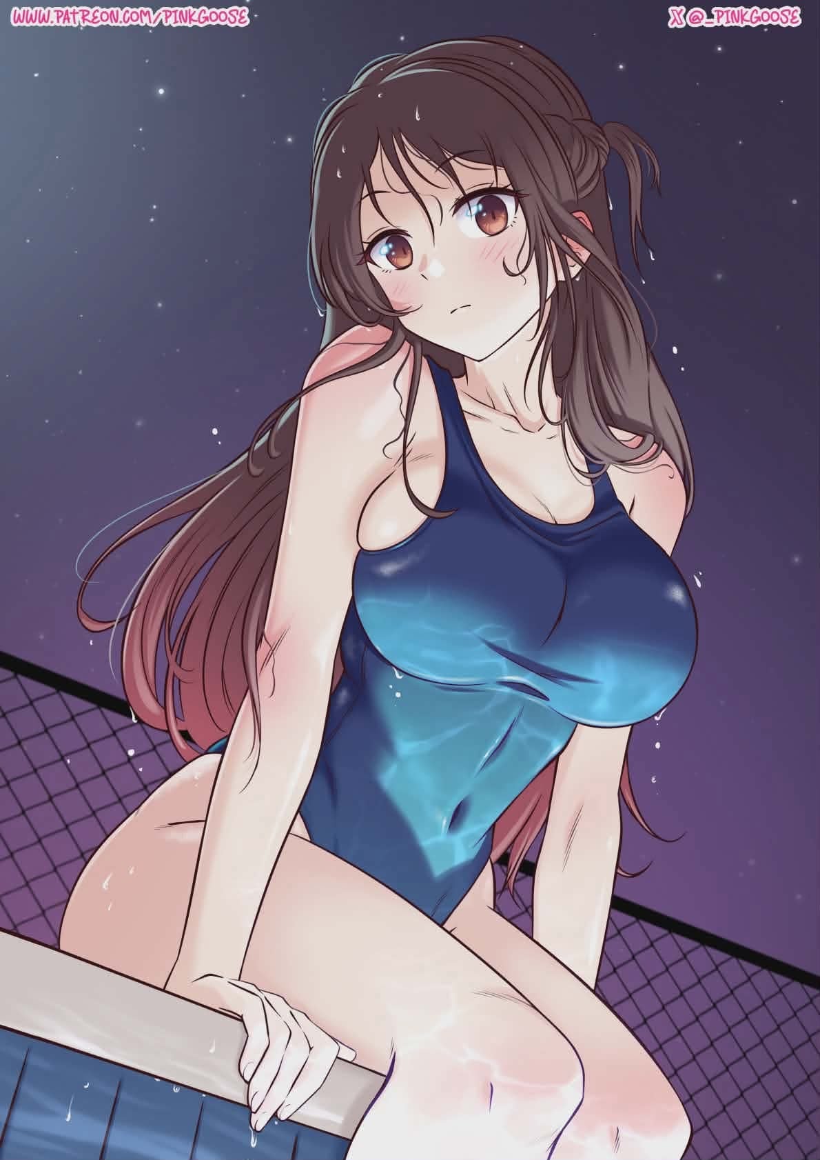 Midnight Pool Date (Pinkgoose)