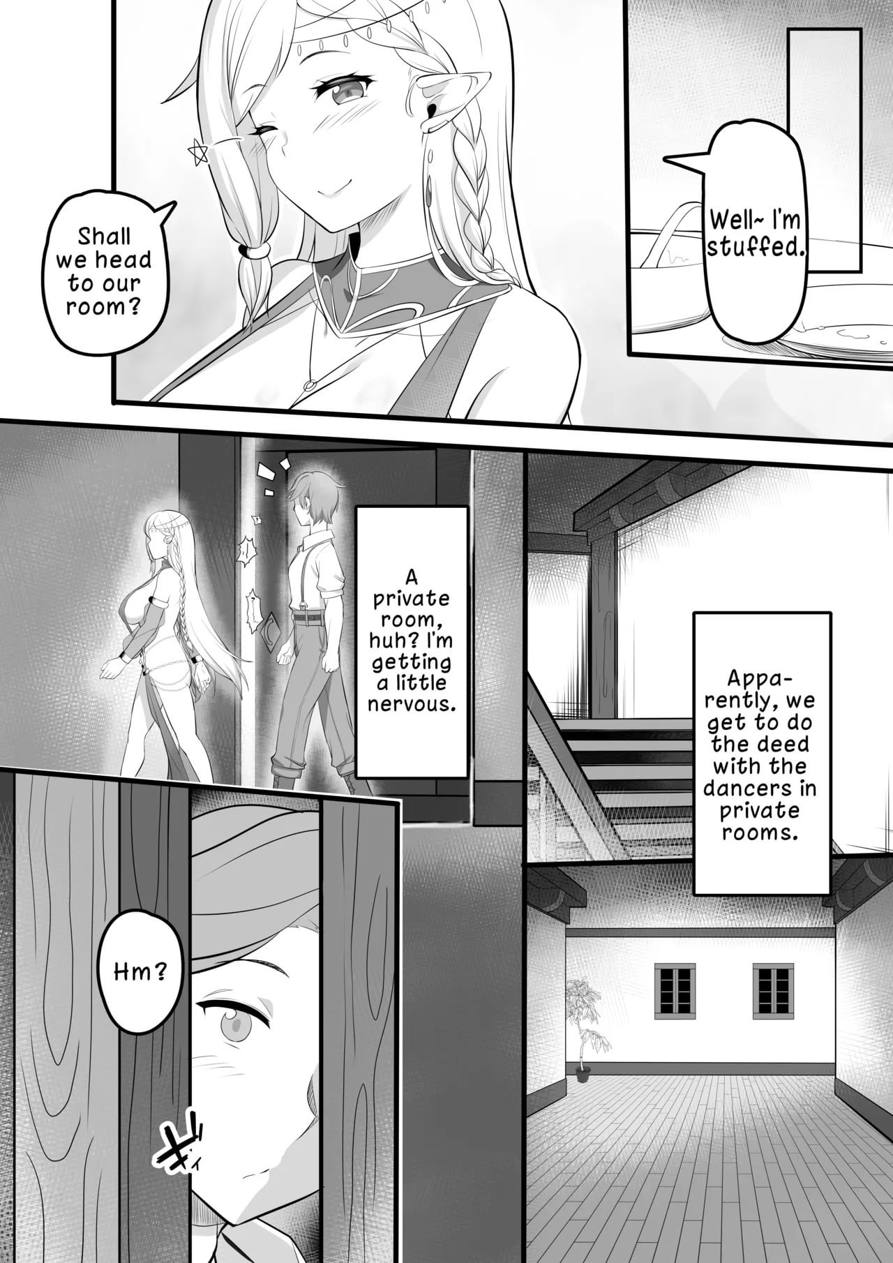 The Story of When I Went to a Dancer Brothel and a Beautiful Elf Dancer Milked Me Dry