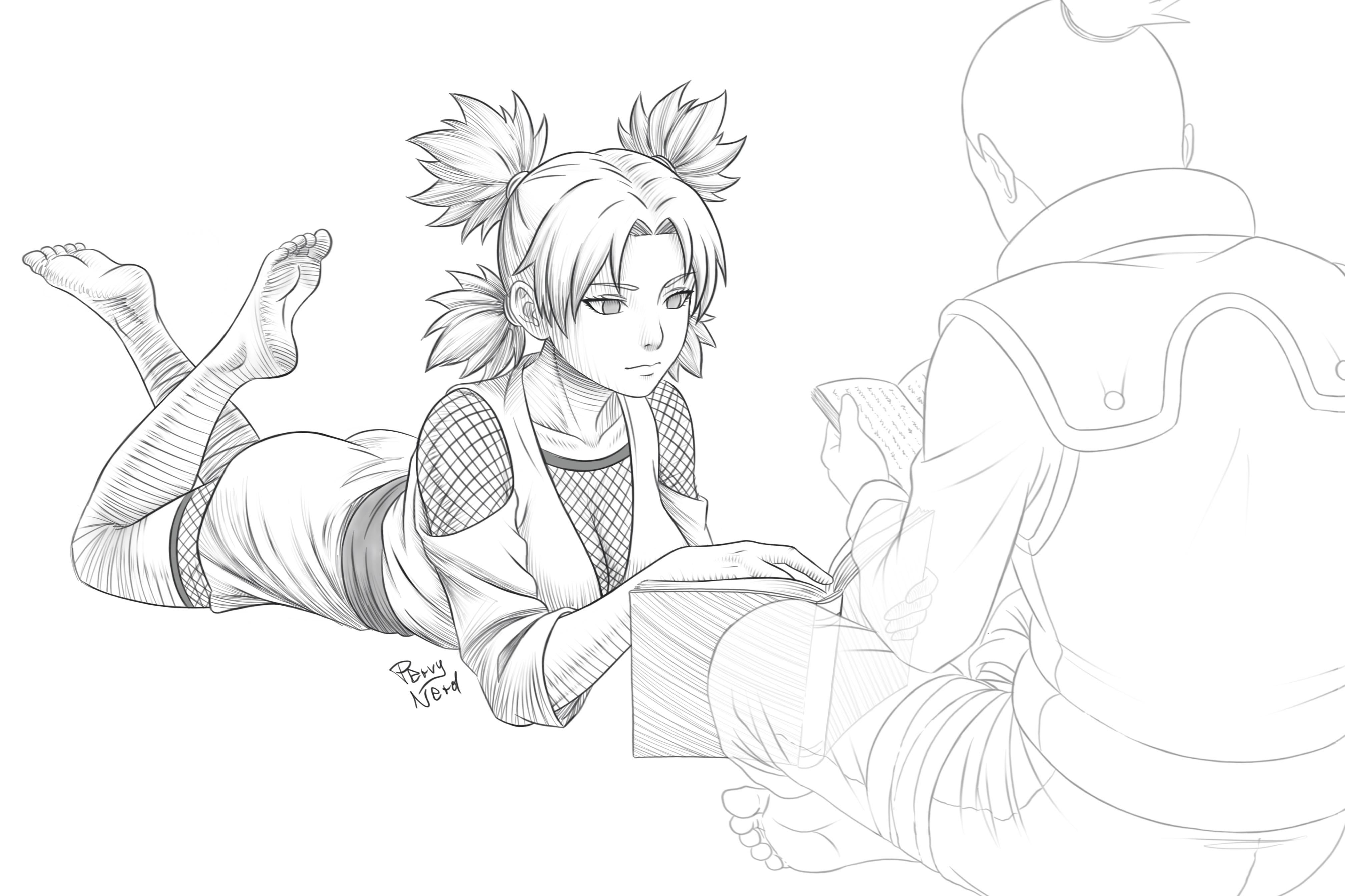Temari before workout (Pervy-nerd)