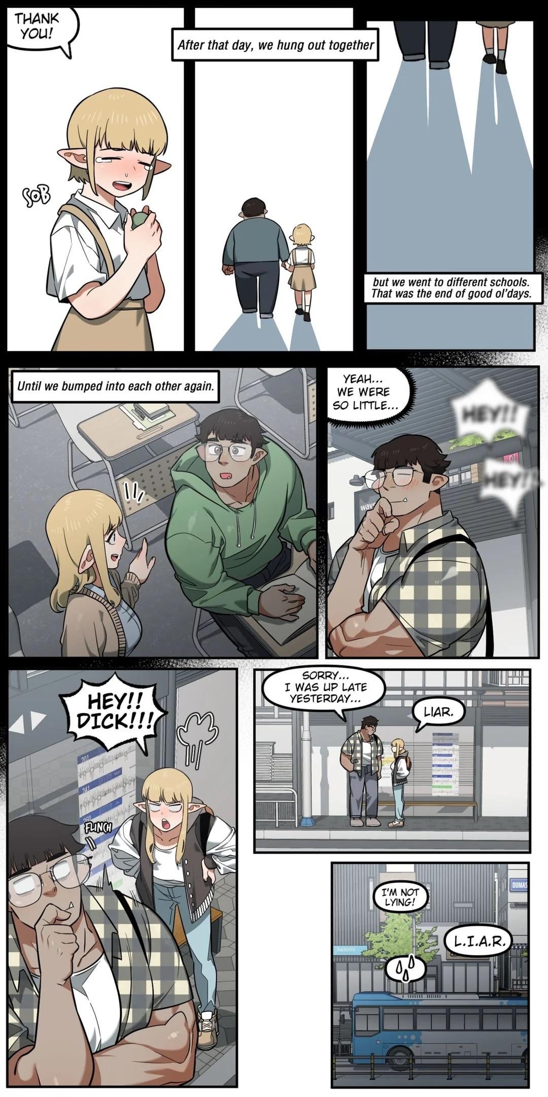 [Artist: 6no1] Title: My childhood friend turned out to be a live streaming pornstar!