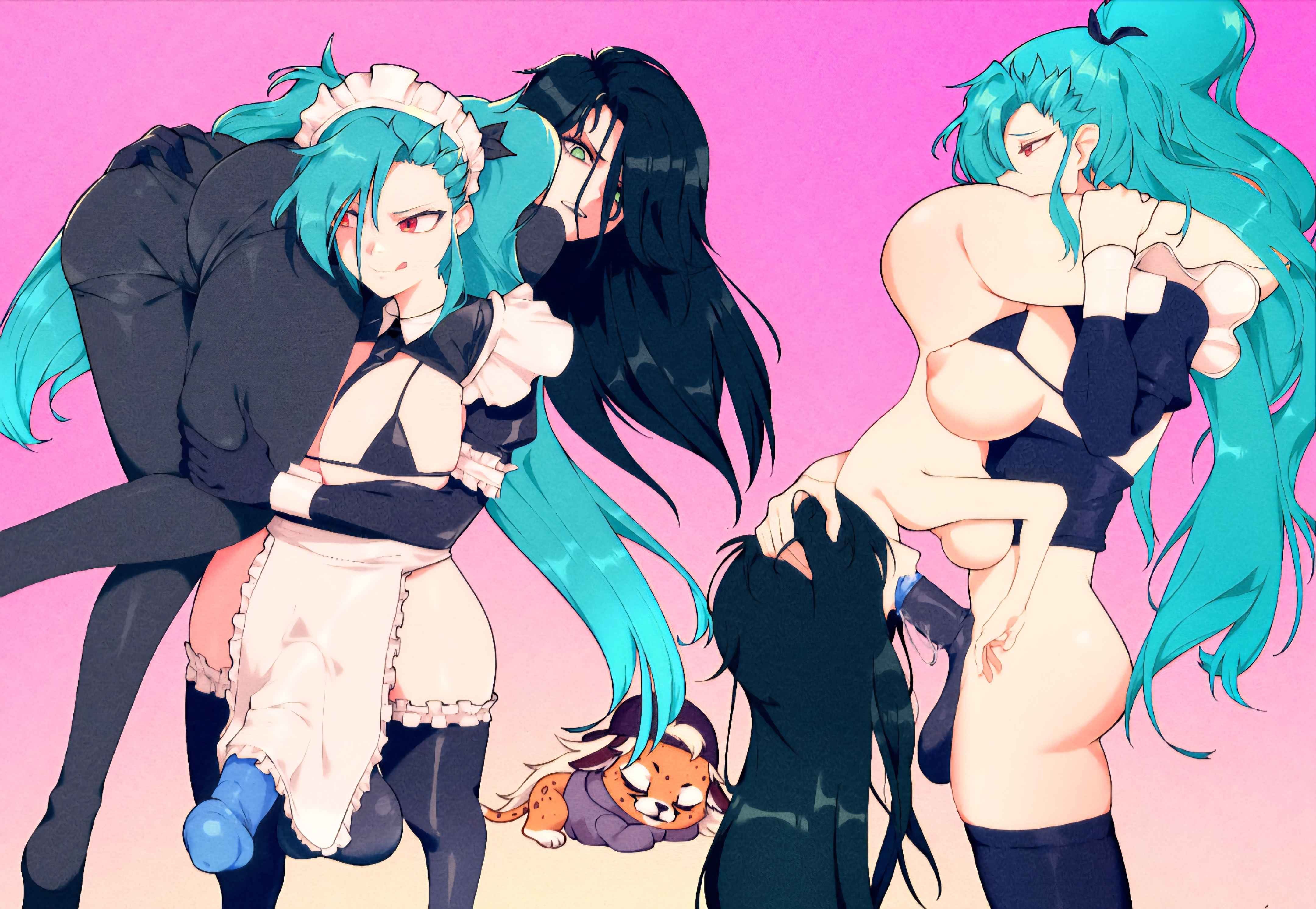 Not even the goddess of death could resist futanari cock (Someoneafterdark)
