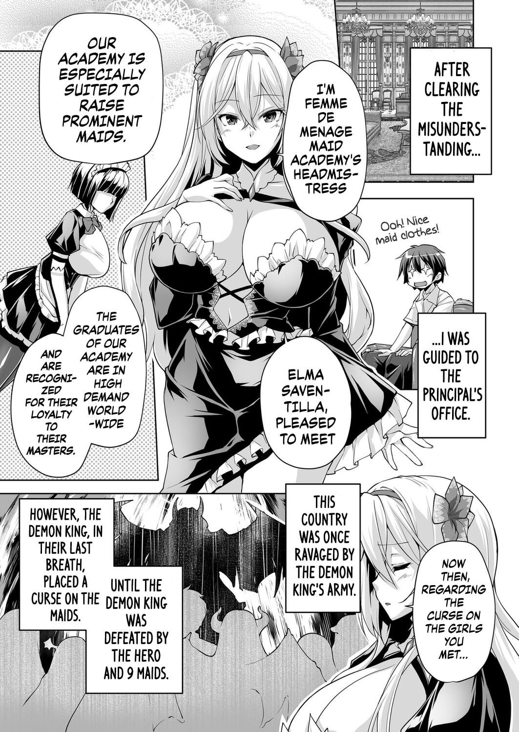 (Nishizaki Eimu) Motto! Haramase! Honoo no Oppai Isekai Oppai Maid Gakuen! Ch 1 (BugBug 2023-09)