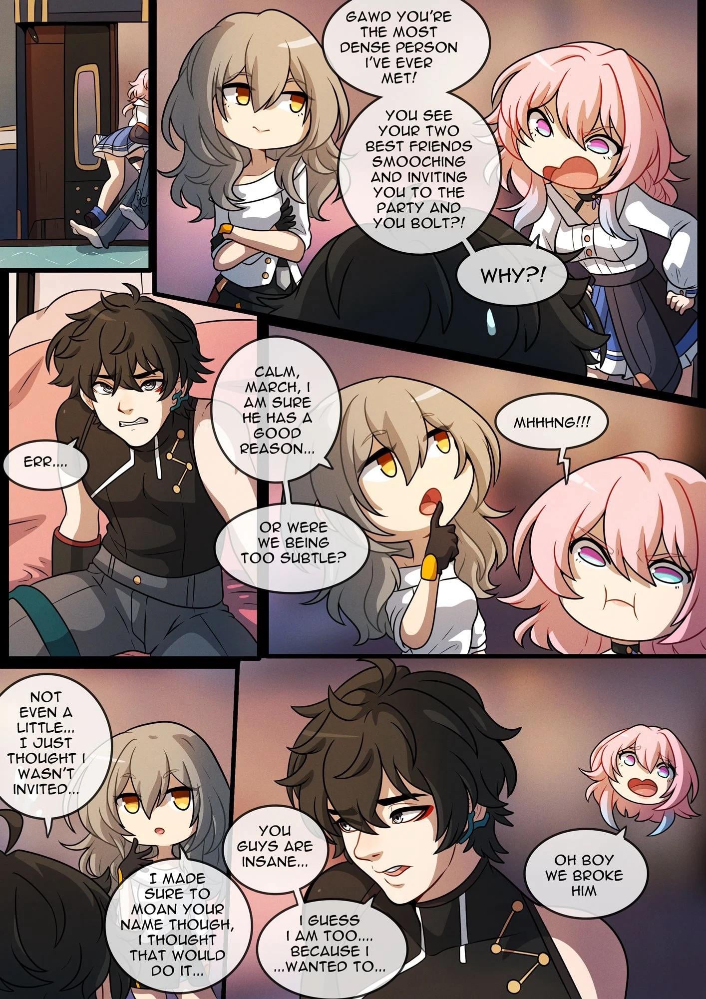 Stelle, Dan Heng &amp; March7 Trailblazing (Kinkymation) [Honkai: Star Rail]
