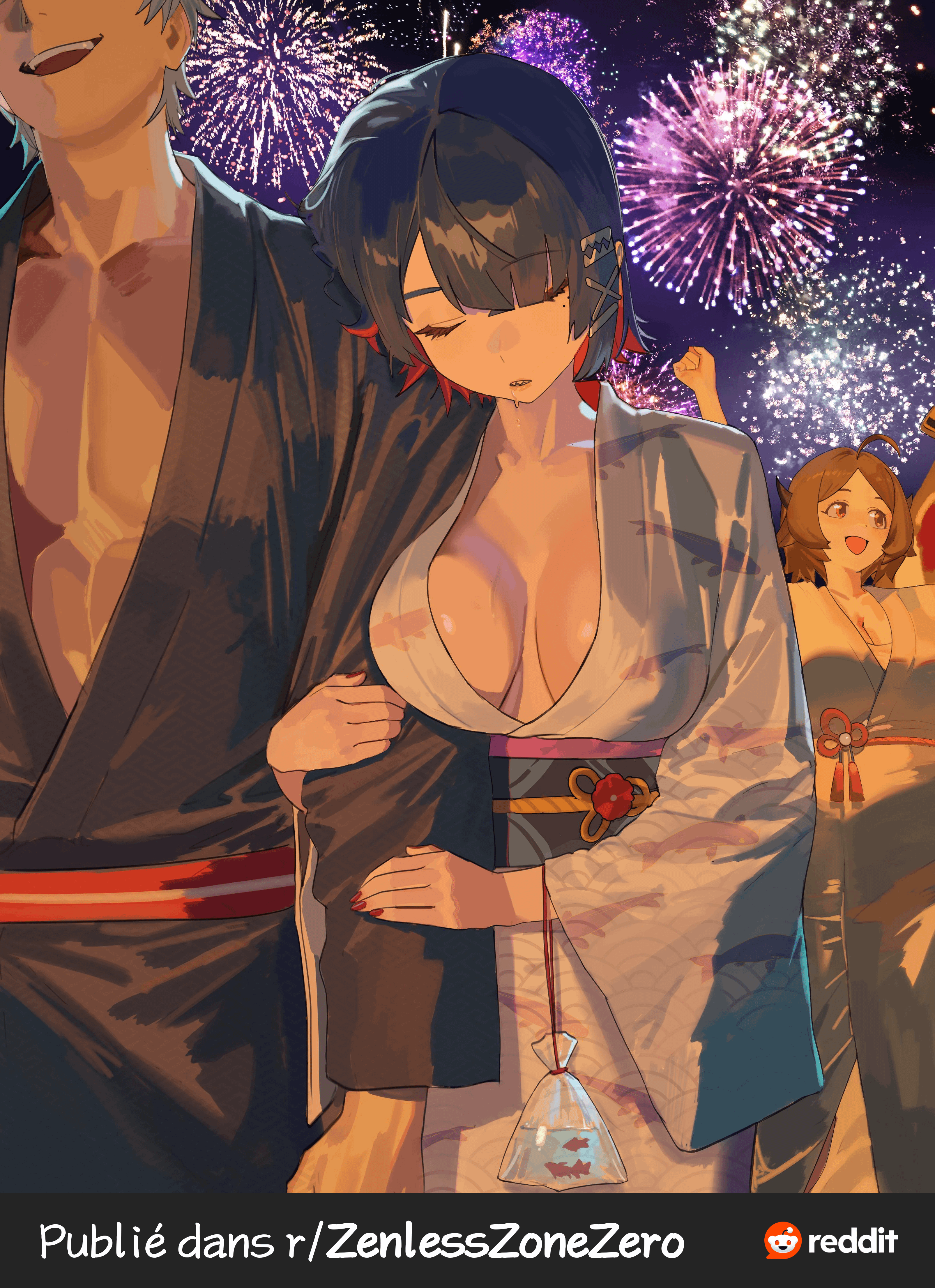 Some hot and colorful pics [zenless zone zero] (Hinto)