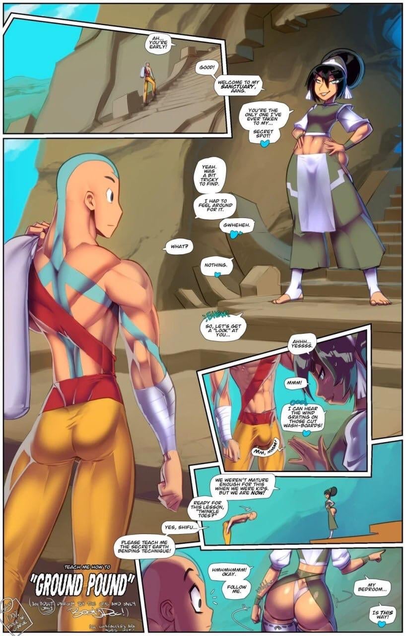 Toph x Aang [Avatar the Last Airbender] (Fred Perry)