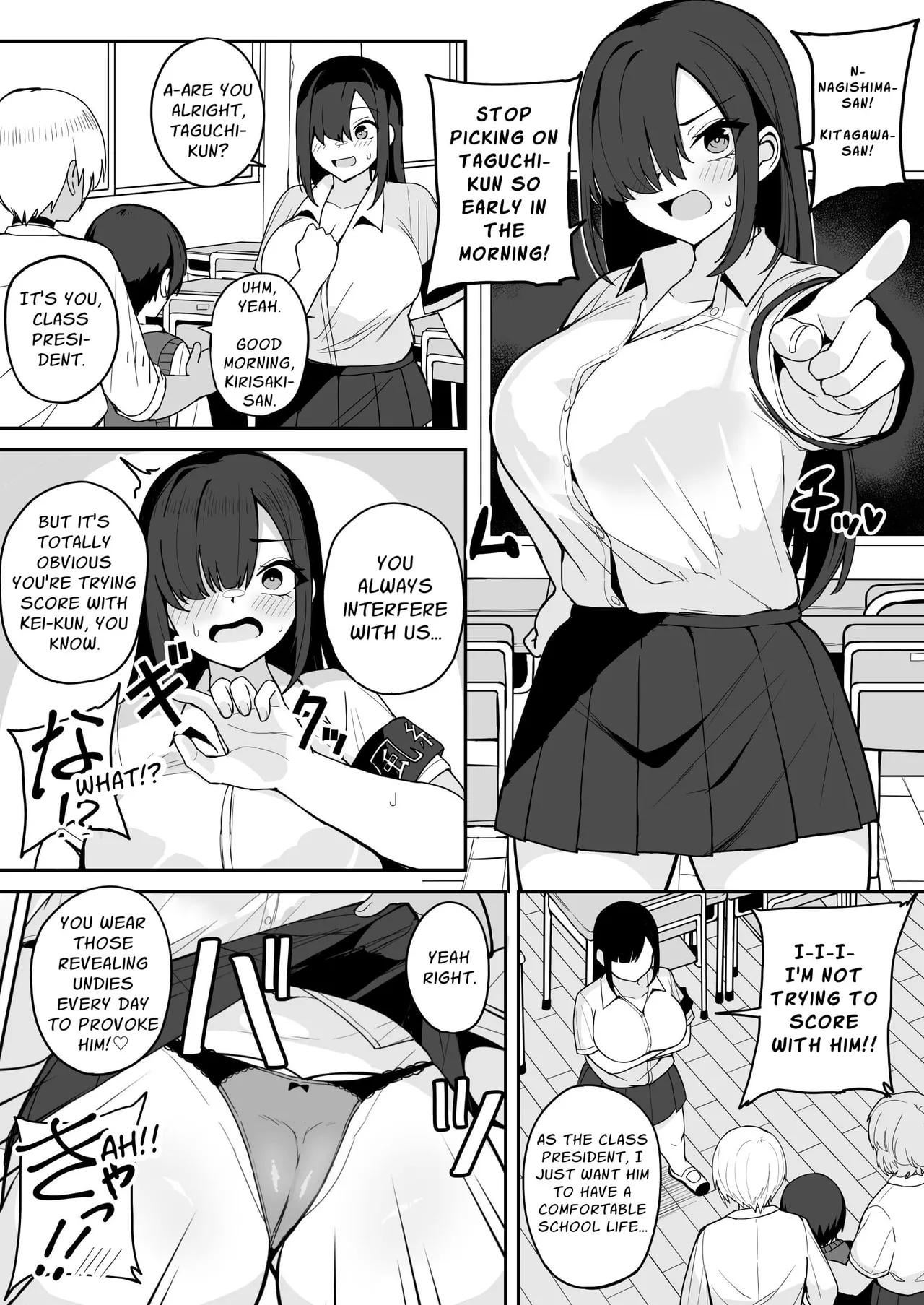 [Fuzui] Classmate no Dekatsuyo Gyaru ni Mainichi Omocha Kawari ni Okasarete Imasu. | Big Strong Gals Take Turns Daily Fucking and Toying With Me.