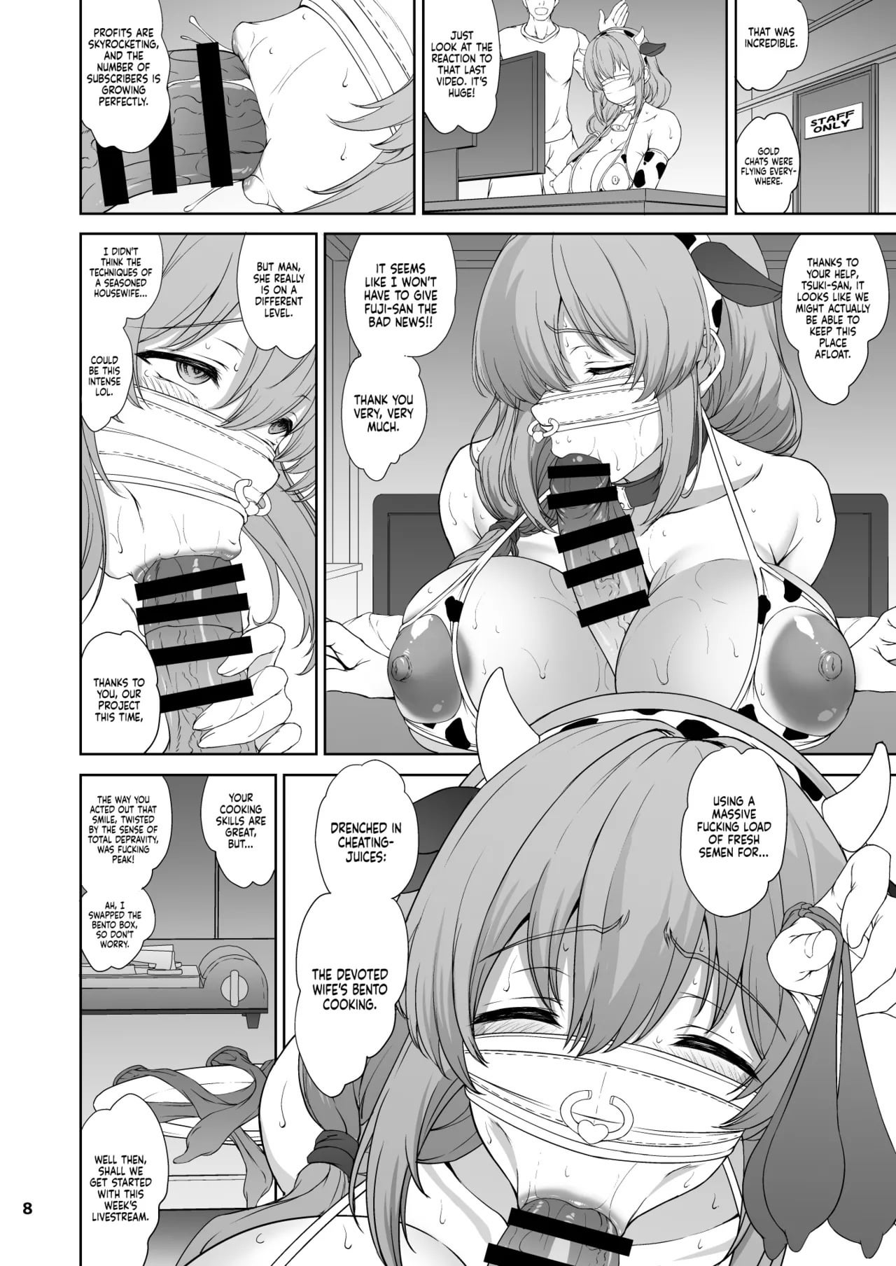 The Deceived Housewife Wants to Do Her Best While Shaming Herself on a Super-Lewd Underground Stream!