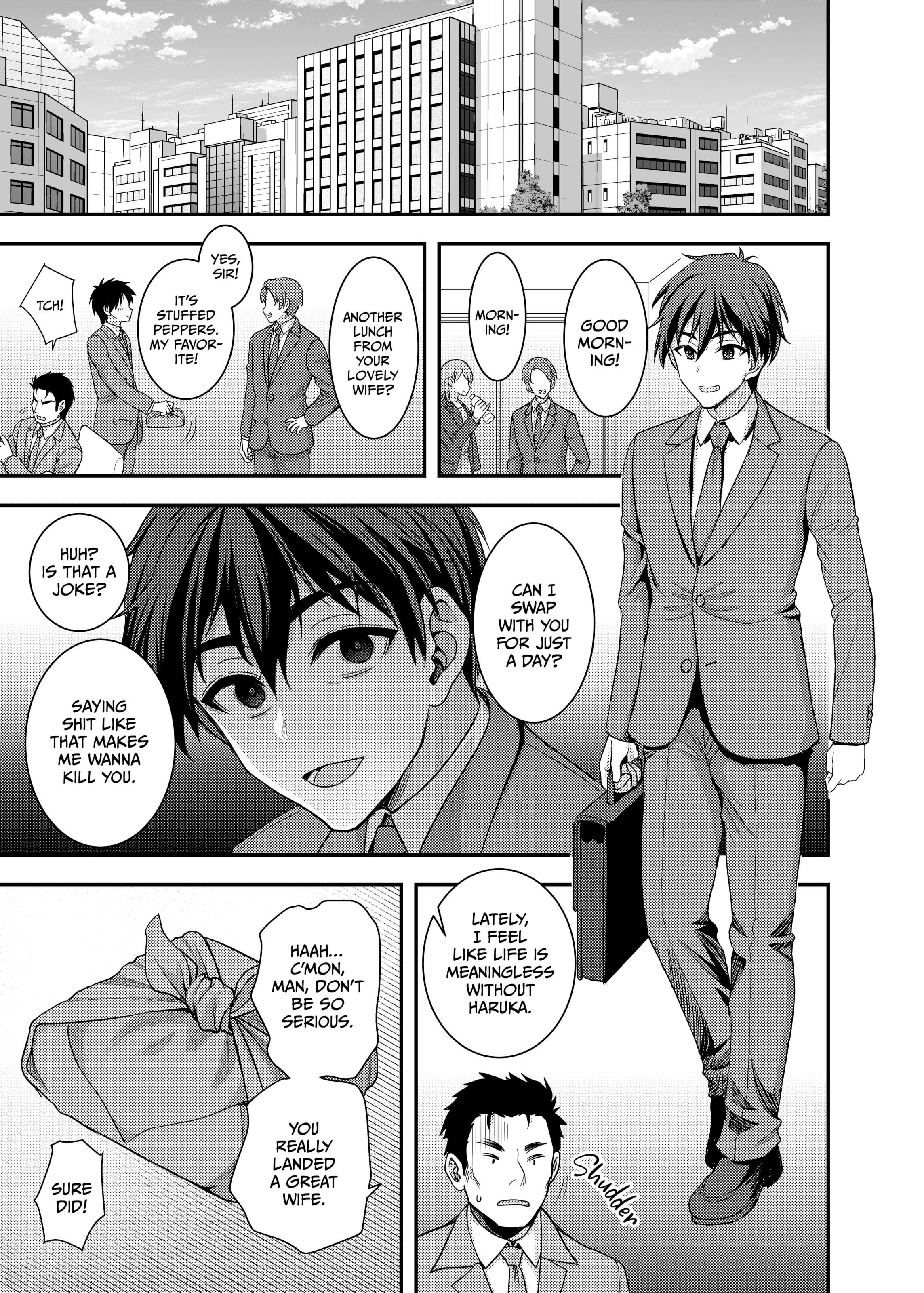 This is some crazy wife out here. A yandere wife really is scary lol