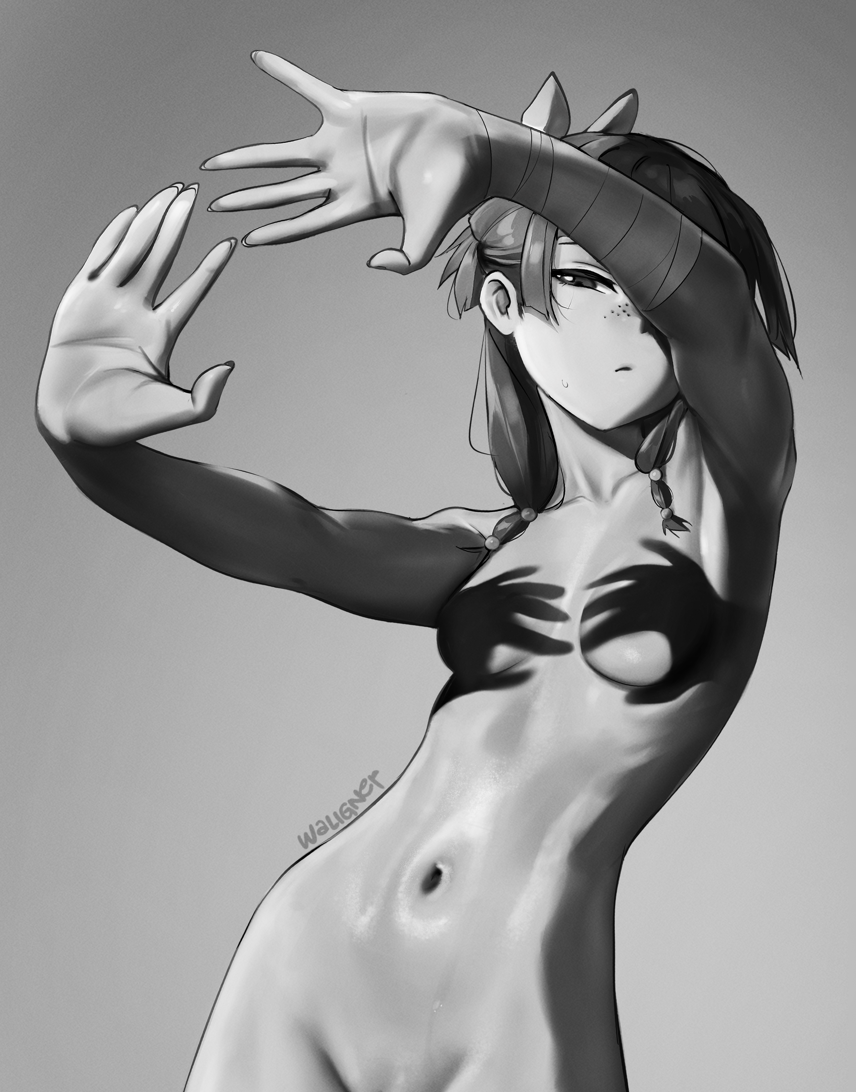 Maomao shadow hands trend [Kusuriya no Hitorigoto] (Waligner)