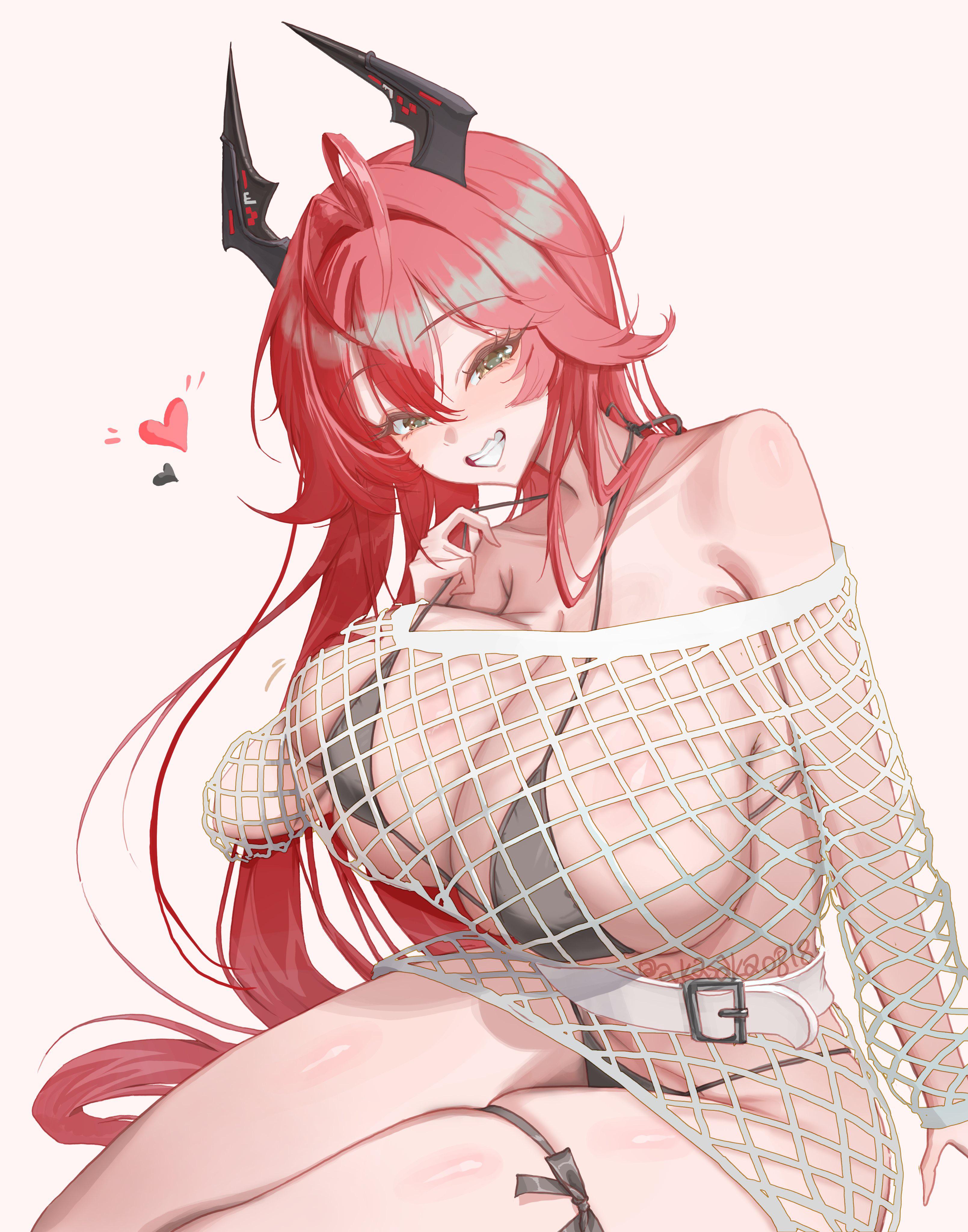 Red Hood in fishnets (akasaka0818) [Nikke]