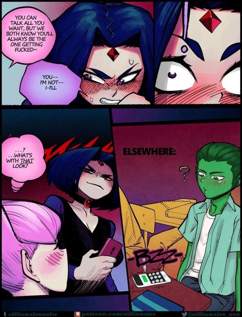 Beast Boy, Raven and Jinx (Zillionare) [Teen Titans]