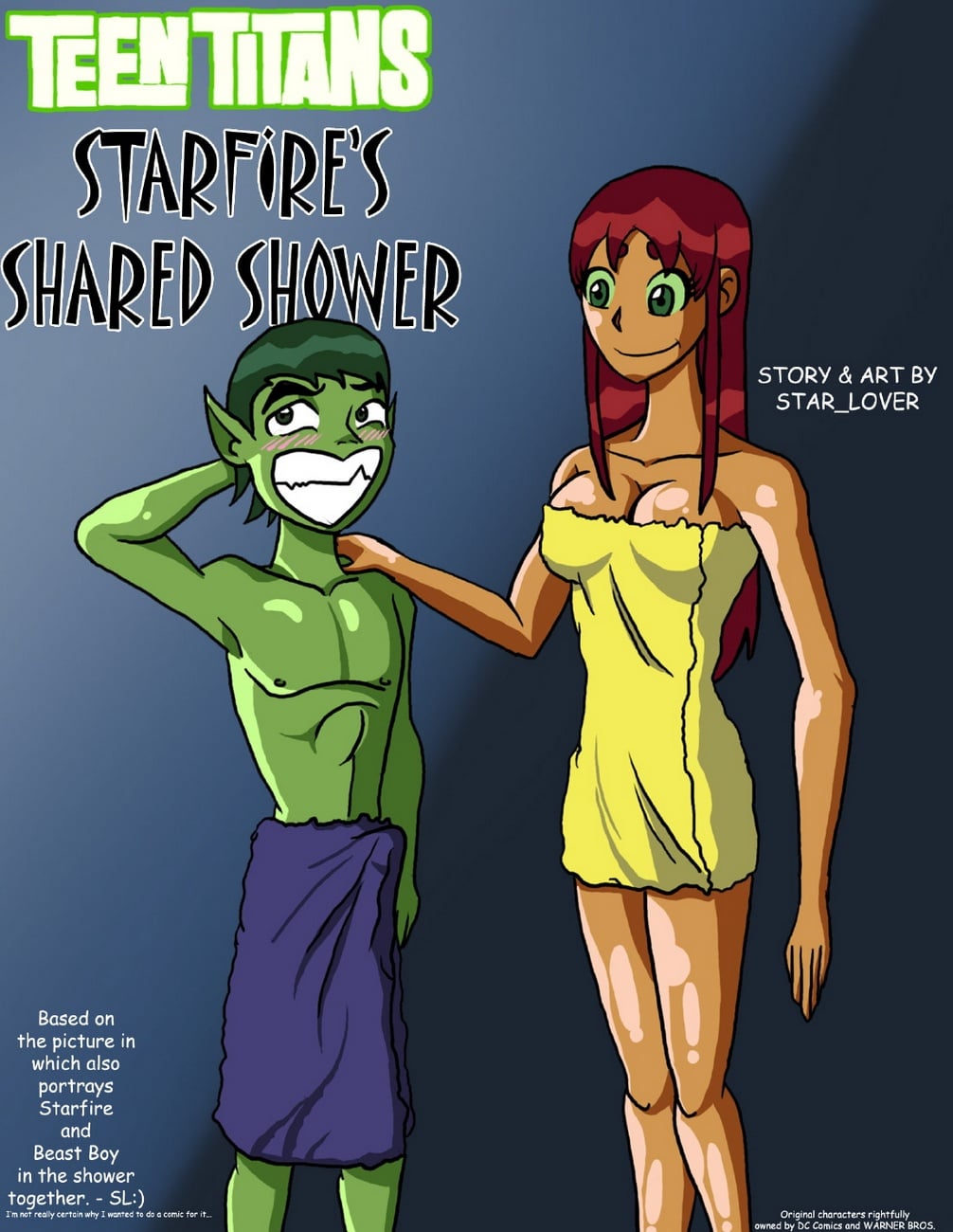 Starfire’s Shared Shower [Star_Lover]