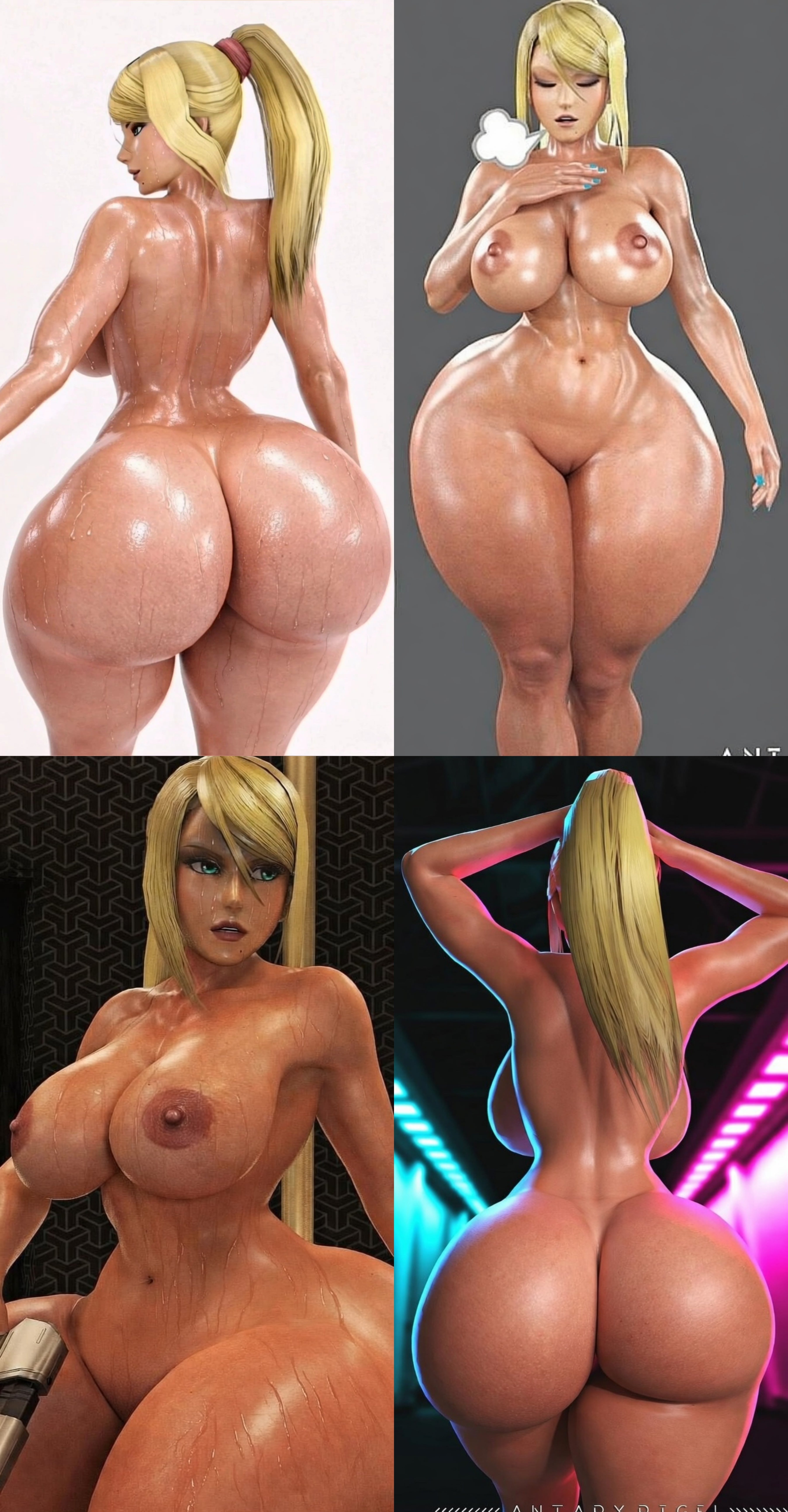 Samus Aran’s thicc breedable body