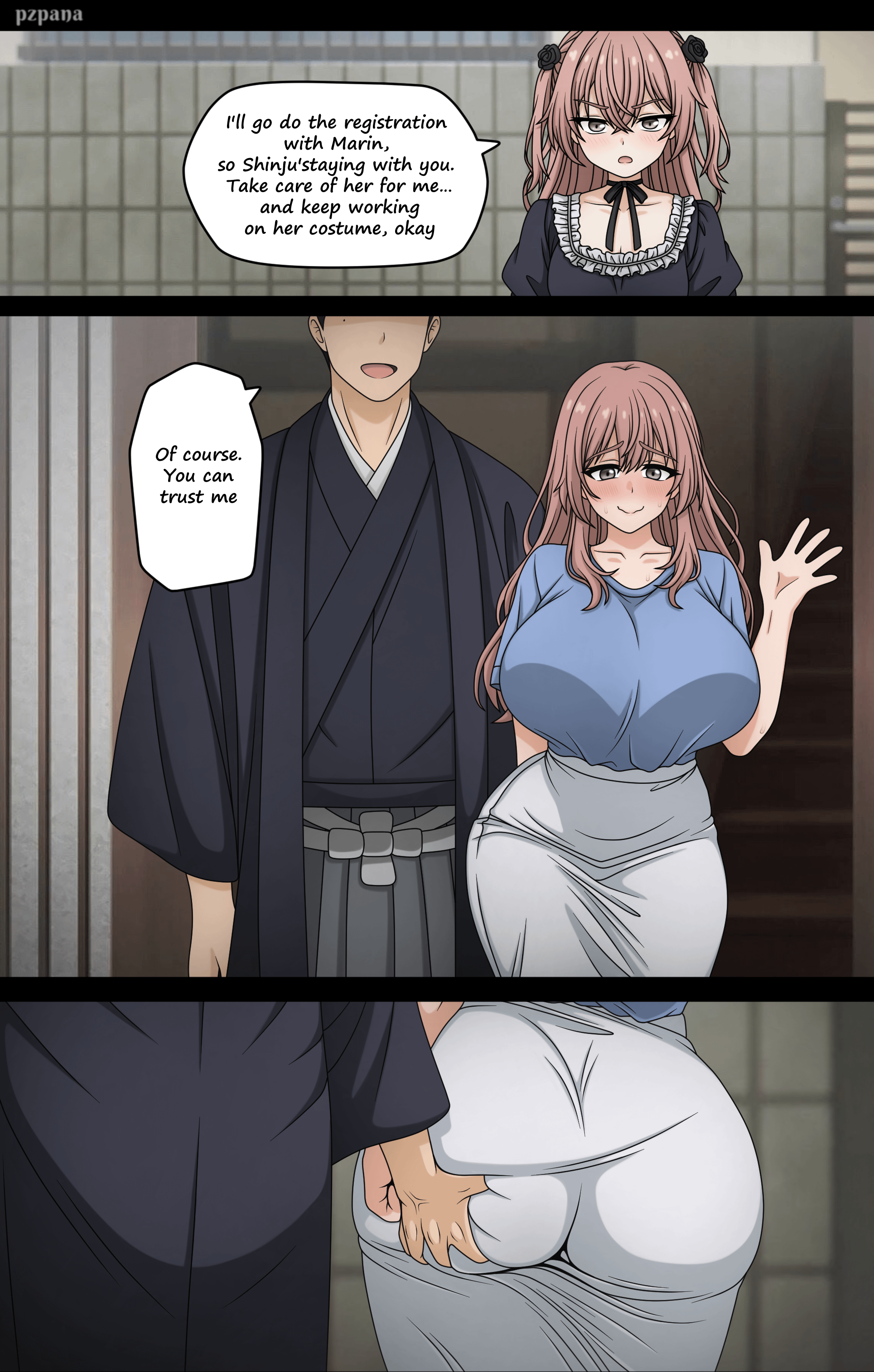Shinju and Gojo (pzpana)[my dress up darling]
