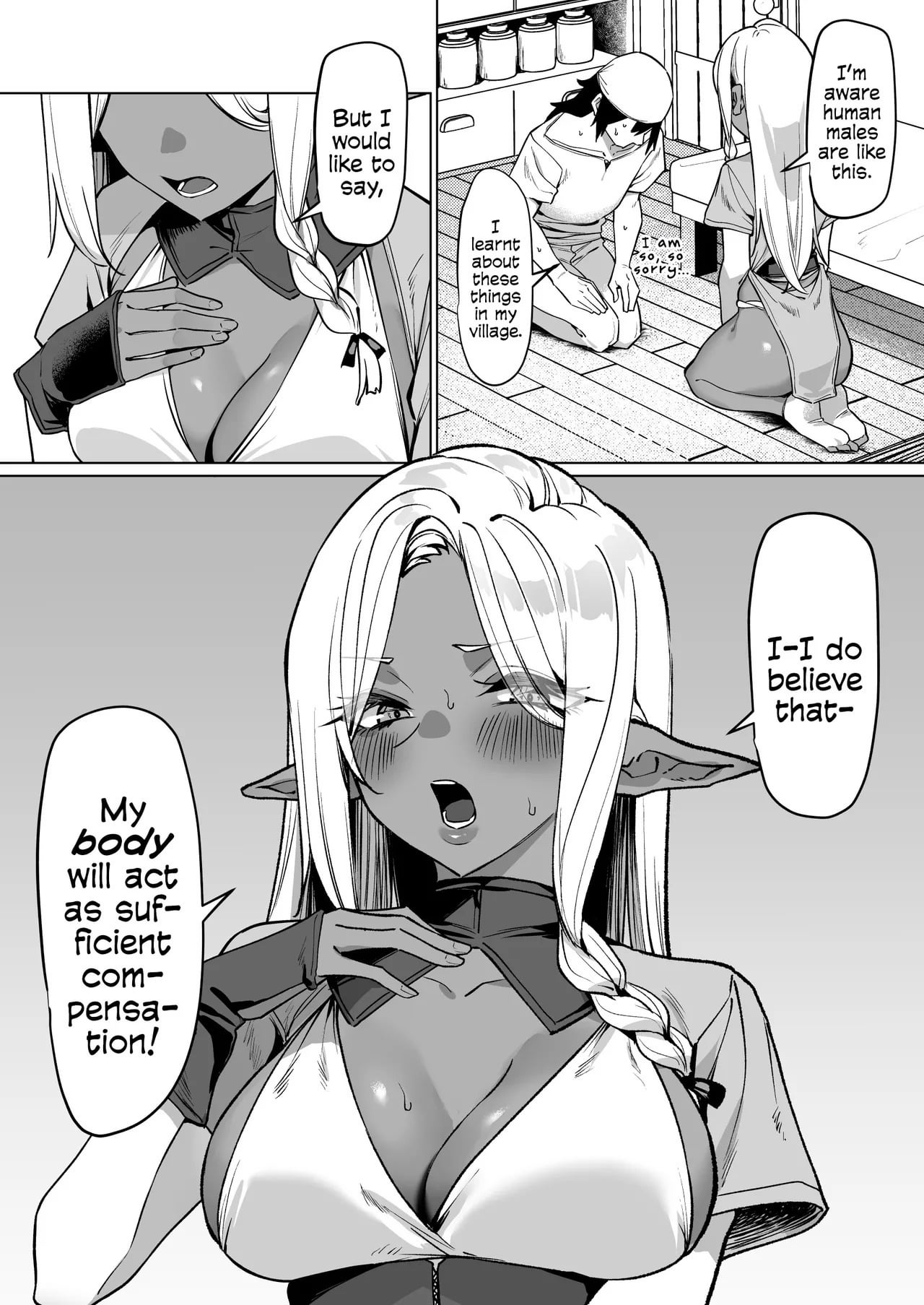 A Dark Elf Returned The Favour After I Saved Her