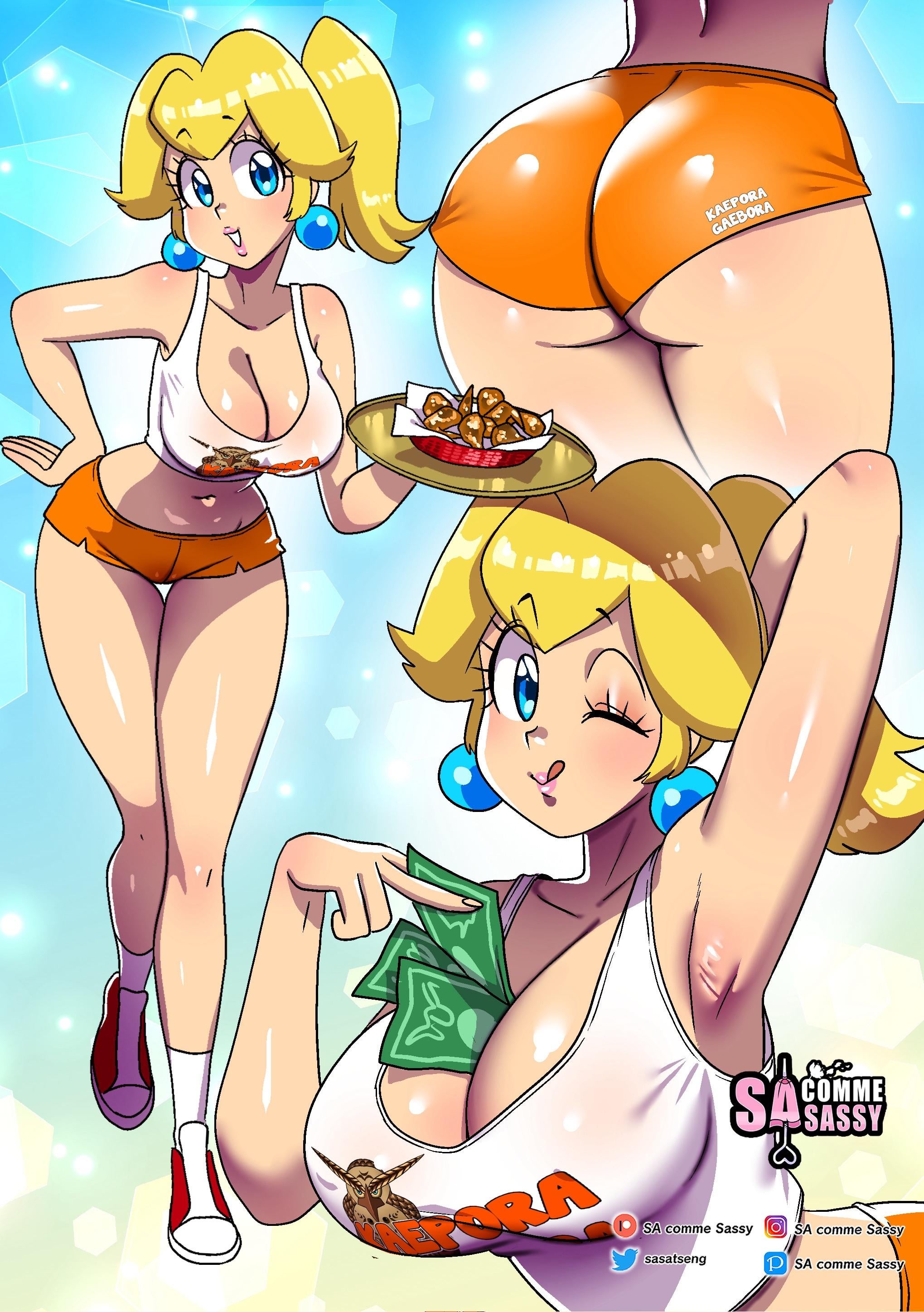 Hooters Peach (SAcommeSassy) [Super Mario]